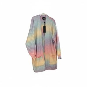 HEIMISH USA Multicolor Open-Front Cardigan